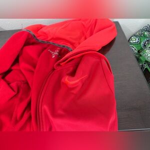 Nike Hoodie Red Thermafit